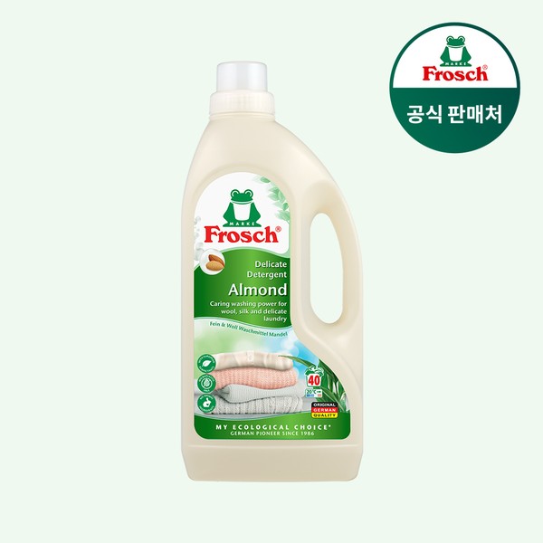 프로쉬 세탁세제 1.5L, 아몬드, 1개 특징 정리