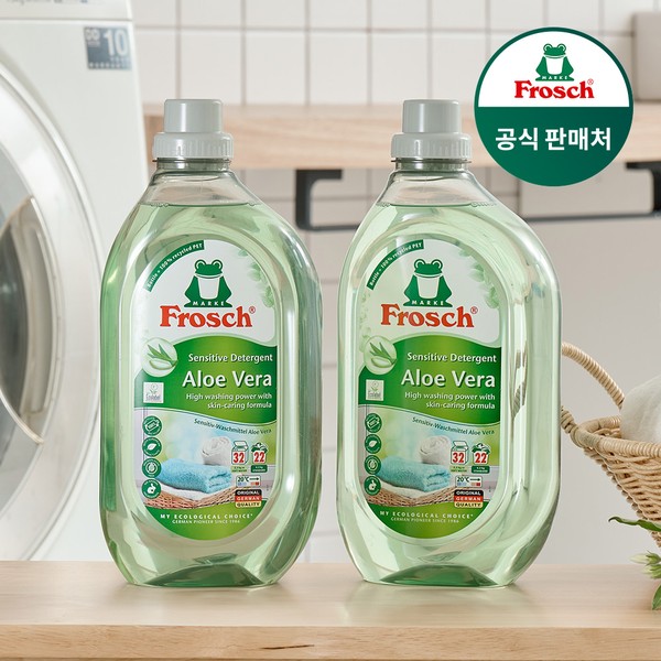 프로쉬 세탁세제 1.5L 알로에베라 2개