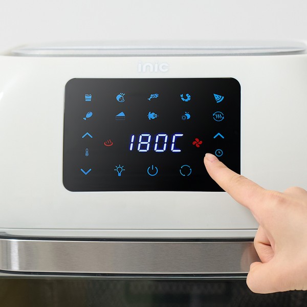 아이닉 대용량 올스텐 에어프라이어 16L 로티세리 AO-16L 크림화이트