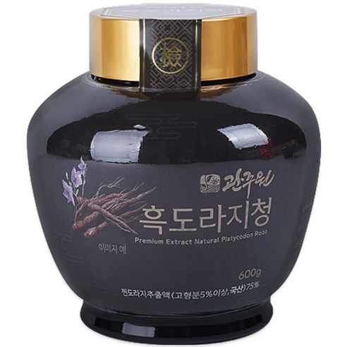 관주원 흑도라지청 대용량 도라지청 600g 선물 후기