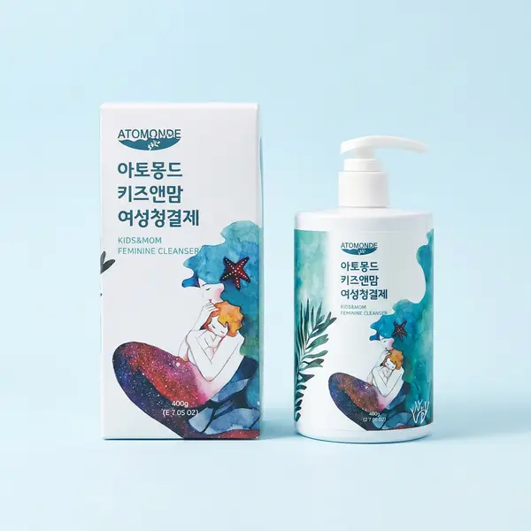 아토몽드 키즈앤맘 유아청결제 아기클렌저 여성청결제 1+1