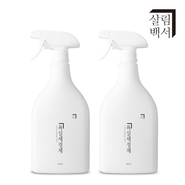 1+1 살림백서 화장실 욕실세정제 800ml 청소세제 세제 클리너