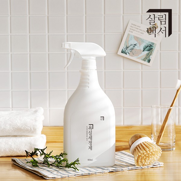1+1 살림백서 화장실 욕실세정제 800ml 청소세제 세제 클리너