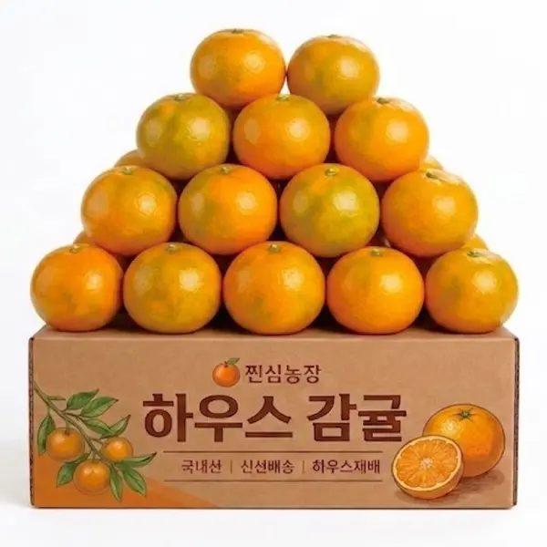 찐심농장 청정제주 산지직송 하우스귤 2kg 한박스