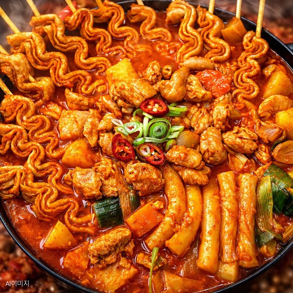 캠핑 음식 밀키트 순살 닭볶음탕 테오푸드