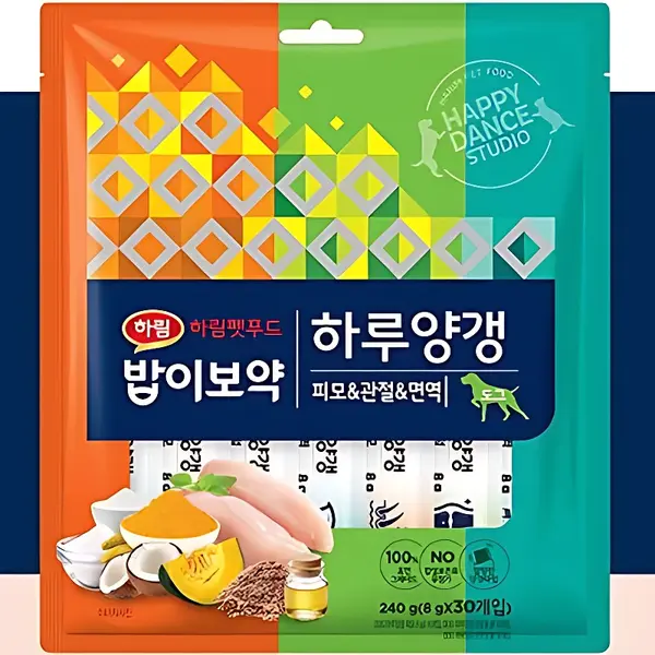 하림펫푸드 밥이보약 DOG 하루양갱 버라이어티팩