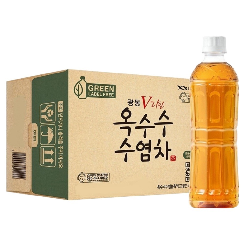 광동옥수수수염차 무라벨 500ml 20개 후기