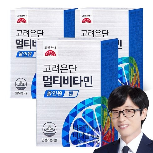 고려은단 멀티비타민 올인원 맨 한 번에 챙기는 남성 영양