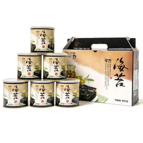 광천맛김 광천재래김 선물세트 210g 고소한 김 선물 추천