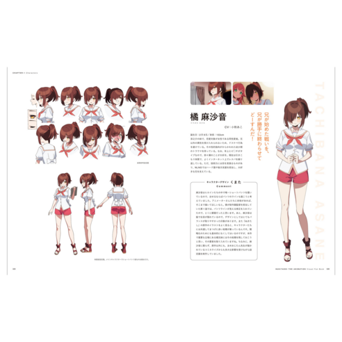 누키타시 THE ANIMATION 비주얼 팬북 자료계