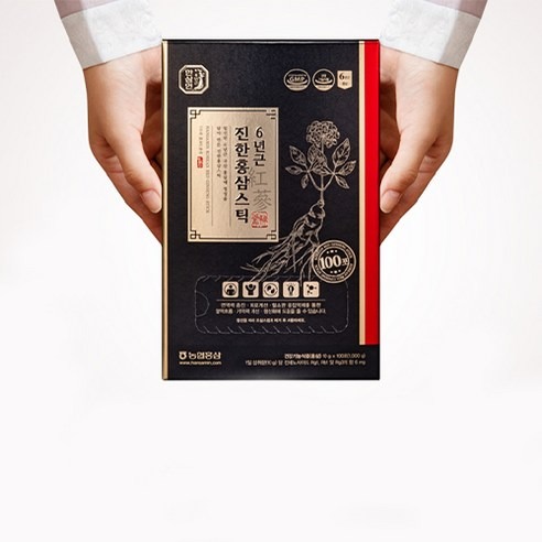 '한삼인 6년근 진한홍삼스틱' 간편한 일상 건강 선물