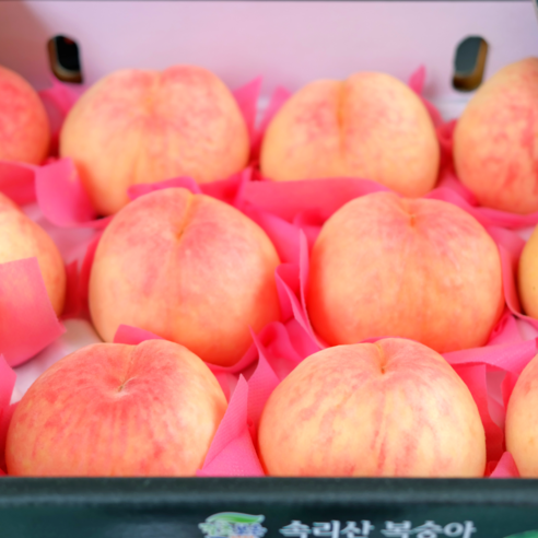 고당도선별 특품 딱딱이 복숭아 4kg 신선하게 즐기기