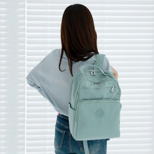 루루백 여성용 플랙스 방수 백팩 가볍게 매일 쓰기 좋아요