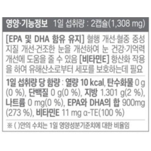 프로메가 오메가3 트리플 60정 3개 알아보기