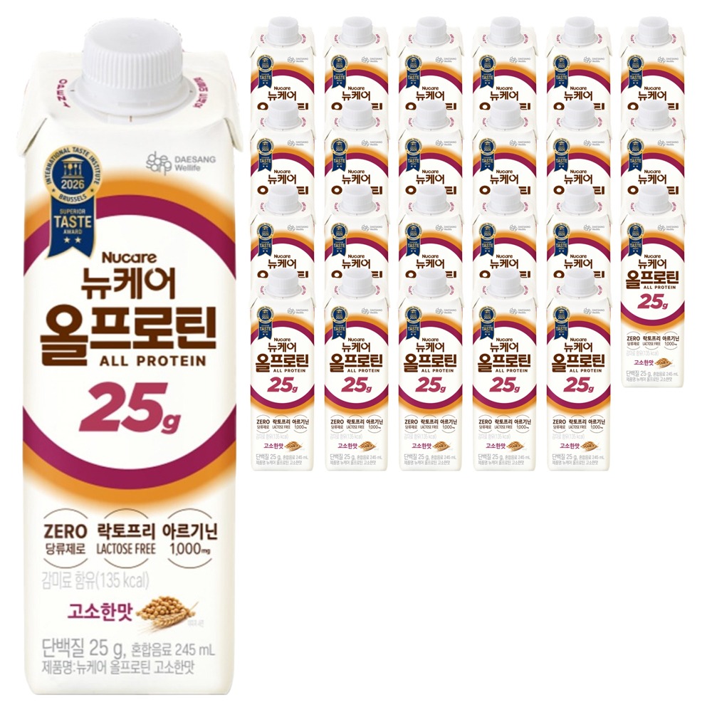 뉴케어 올프로틴 고소한맛 245ml 24개 간편한 단백질 챙기기